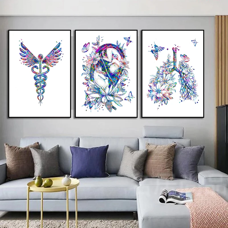 Anatomy Medical Poster Flower  - Medical Lab Posters recensie en prijs