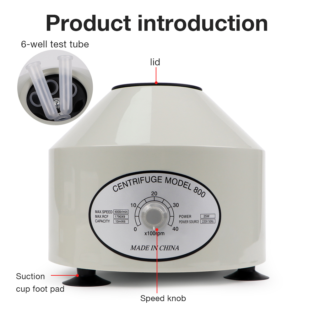 Desktop Lab Centrifuge Zonder/ - Medical Lab Youtube recensie en prijs