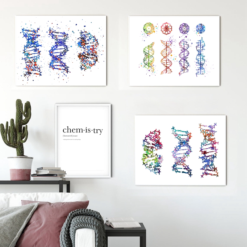 DNA Molecuul Print Moderne Med - Medical Lab Posters recensie en prijs